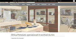 Desktop Screenshot of otticapretolani.com